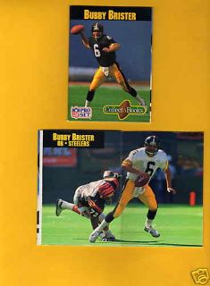 1990 ProSet Bubby Brister Pittsburgh Steelers Book Card
