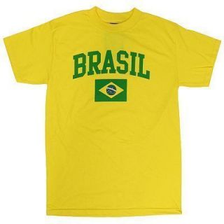 Brasil Brazil Soccer Football Flag T Shirt jeresy Gift