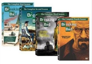 New Sealed Breaking Bad Season 1 4 Complete DVD Set Seasons 1 2 3 4 