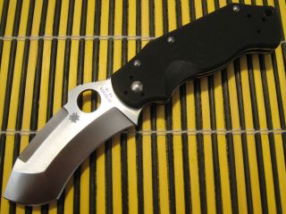 Spyderco Captain C111GP Jason Breeden Knife JAPAN Rare Collectible 