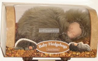 Anne Geddes Doll Hedgehog New Designer Box Big 12 Inch