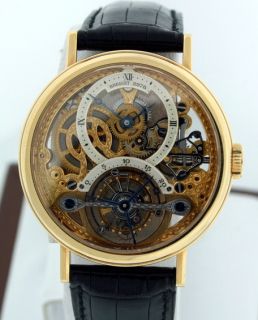   Complications Squelette Tourbillon RARE 18K Yellow Gold Watch