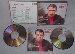CD Jacques Brel Self Titled 2 CDs Mint Canada French 042284500128 