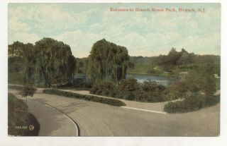 1908 View Entrance to Branch Brook Park Newark NJ A5057