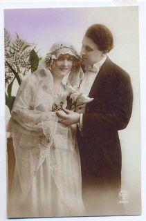 Wedding Bride Marriage 1910s Photo Postcard Set of 4