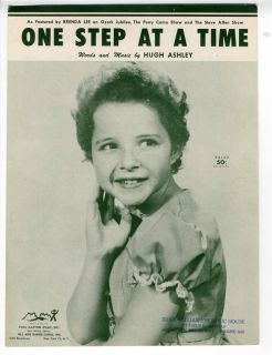 Brenda Lee First Hit Sheet Music One Step at A Time 57