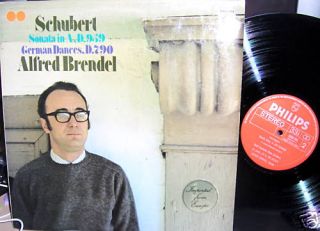 Philips LP Schubert Sonata in A German Dances Brendel
