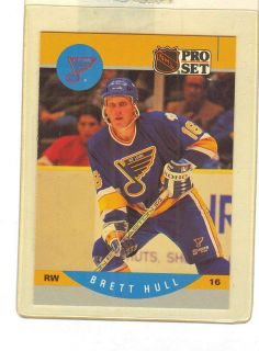  1990 91 Pro Set Brett Hull 1 St Louis Blues