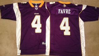 Brett Favre Minnesota Vikings Purple Mens Jersey 4 New