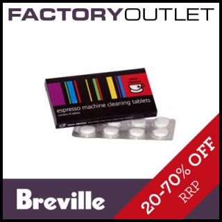 Breville BEC250 Coffee Espresso Machine Cleaning Tablets Descaler for 
