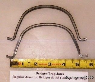 Bridger Regular Jaws for Bridger 1.65 Traps, One Pair Bridger 1.65 