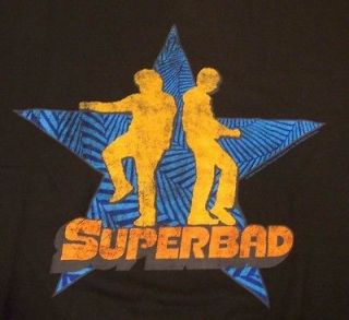 superbad the movie vintage style t shirt small new time