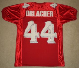 BRIAN URLACHER SIGNED AUTOGRAPHED NEW MEXICO LOBOS 44 JERSEY JSA