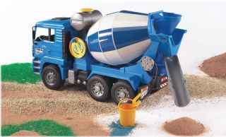 Bruder Toys MAN TGA Cement Mixer Kids Toy Truck 02744 NEW SAME DAY 