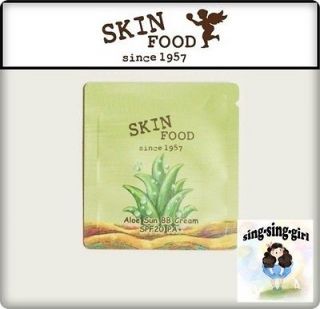 skinfood aloe sun bb cream spf20pa 01 sample 5pcs from