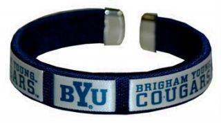 Brigham Young Cougars BYU Logo Team Cuff Spirit Bracelet Fan Band