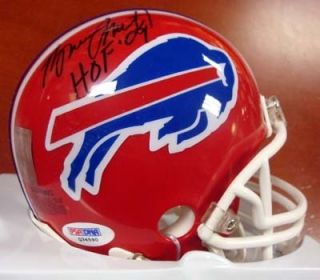 Bruce Smith Autographed Signed Buffalo Bills Mini Helmet HOF 9 PSA DNA 