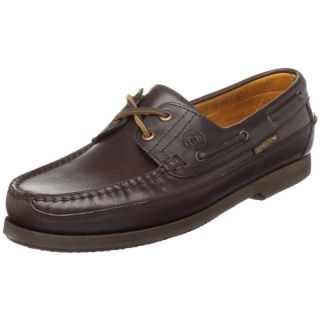 Mephisto Mens Hurrikan Brown Smooth Leather Boat Shoe