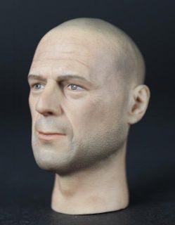 HeadPlay Bruce Willis 1/6 Figure Head Sculpt @@@ Die Hard Hot Toys 