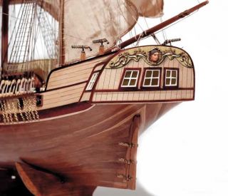Occre Domus Brigantine Corsair SHIP Wood Model Kit New
