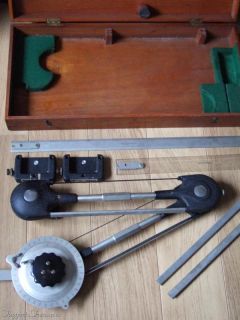 vintage bruning wallace oak cased drafting machine description for 