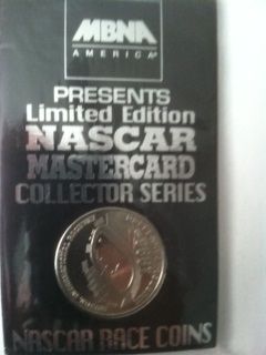 1996 MBNA NASCAR Race Coin Bristol Tennessee