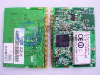 Broadcom BCM4318 BCM94318MPG Mini PCI WLAN WiFi Wireless Card 802 11 B 