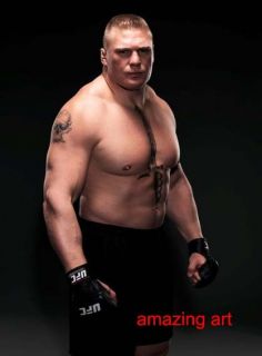 100 Hand Painted Oil Painting on Canvas Brock Lesnar