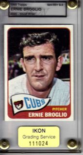 1965 Topps #565 Ernie Broglio IKON 8.5 nm/mt+ SP