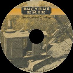 Bucyrus Erie Shovel Crane 3 Catalogs on CD ღ♥¸¸ • ´¯`♥ღ 