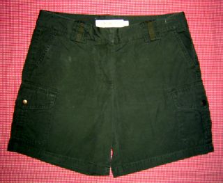   City Fit Classic Twill Broken in Chino Shorts in Green Sz 6