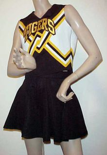 Broken Arrow Oklahoma Tigers Girls Youth Cheerleading Uniform Costume 