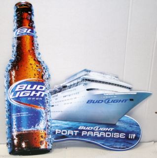 Bud Light Beer Cruise SHIP Port Bud Light Metal Sign