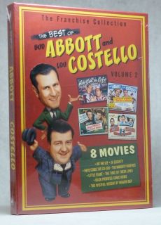 New Best Bud Abbott Lou Costello Vol 2 2 DVD 8 Movies