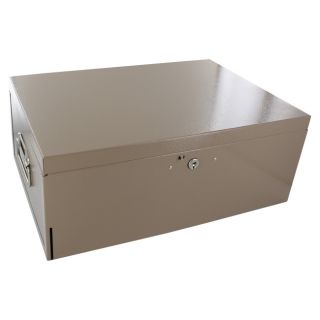 Buddy Products Steel Jumbo Cash and Security Box Tan 529