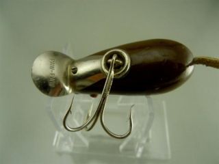 Vintage Antique Paw Paw Wood Mouse Fishing Lure Bait