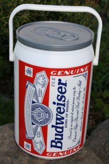 Vintage Budweiser Large Beer Can Cooler Ice Chest Bucket