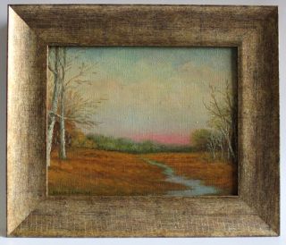 NR American Landscape Oil Painting Bruce Crane 1857 1937