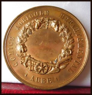 Art Nouveau Bronze Medal The Antique Sower by Lagrange