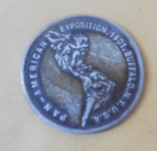 1901 Pan American Exposition Buffalo NY Coin Medallion