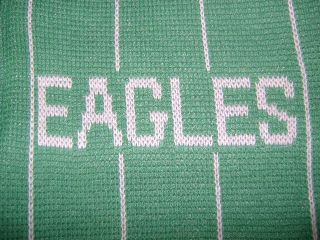 Vintage Philadelphia Eagles Buddy Ryan Cliff Engle Sweater Jacket L 