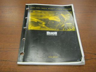 2000 2001 Buell Blast Parts Catalog Used 99573 01Y