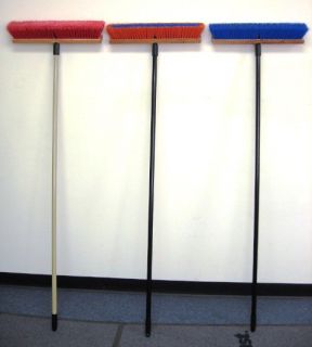 Warehouse Push Brooms 18 in Head 5ft Handle New