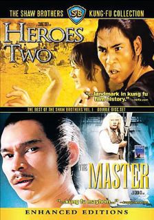 THE SHAW BROTHERS KUNG FU COLLECTION   HEROES TWO/THE MASTER   NEW DVD 