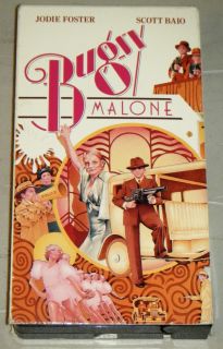 Bugsy Malone VHS Movie Paramount 1976 Jodie Foster Scott Baio Florrie 