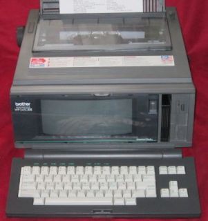 Brother WP 2450DS Word Processor with Disks Very Clean