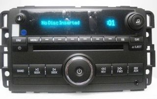 2008 08 GMC BUICK ENCLAVE Radio Stereo  CD Player 15217870E