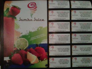 Jamba Juice Coupons Broward County Free Food Smoothies $50 $Avings 