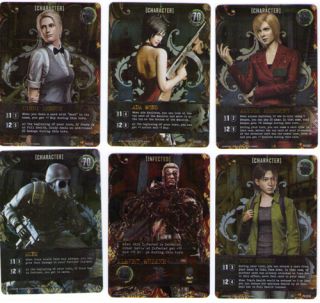 Resident Evil Deck Building Game 6 Exclusive Promo Cards