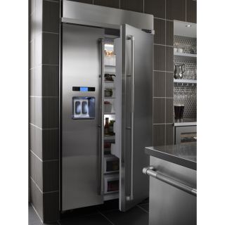   Air 42 Pro Style Stainless Steel Built In SxS Refrigerator JS42PPDUDB